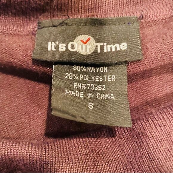It’s Our Time Brown Sweater Size Small - Picture 6 of 11